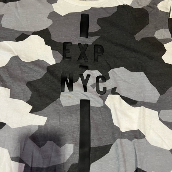 EXPRESS GRAY CAMO SHIRT - Picture 2 of 6